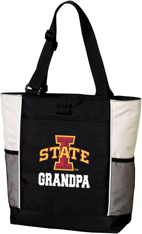Broad Bay Iowa State Grandpa Tote Bags ISU Grandifather Totes Beach Pool Or Travel
