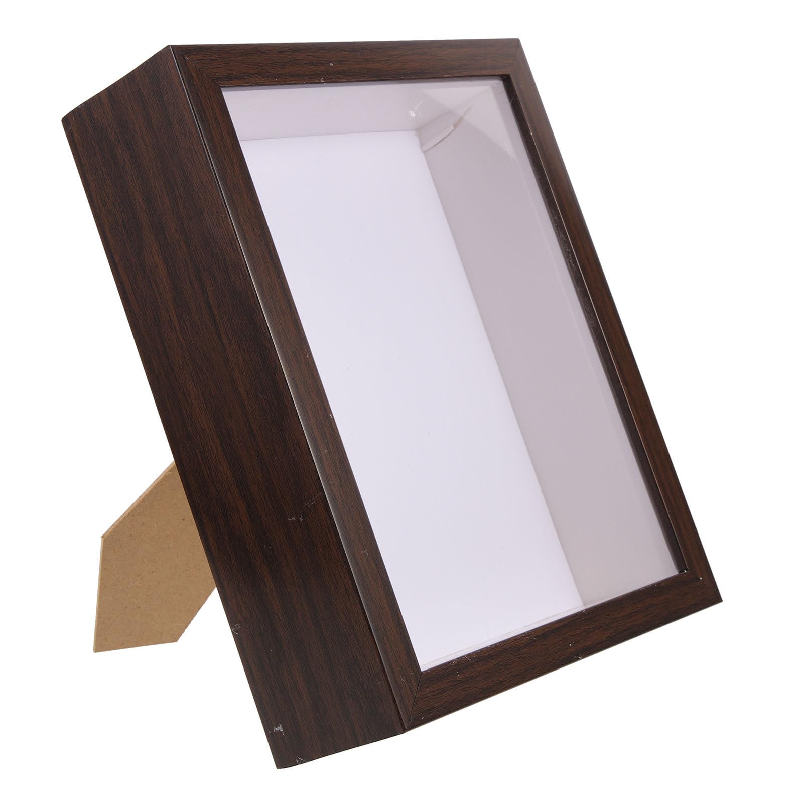 Cadre fleurs séchées en bois, cadeau déco vintage unique