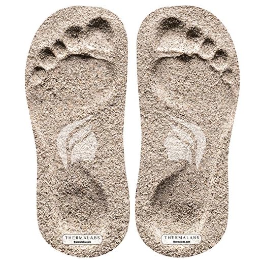 Thermalabs Sticky Foam Feet Pads: Disposable, Hygienic, Foam-Based, Protects Soles for Natural-Looking Tan, Medium Deep Skin Tone, 10 Pack