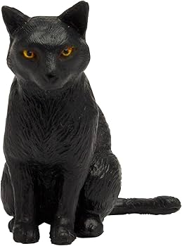 Amazon.co.jp: プラッツ 1/12 黒猫(座り) : ホビー