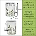 Wildvogelfutter Vorratsdose Gartenvögel Samenfutter Metallbehälter 4L (2kg) Kanister mit Schaufel Griff Geschenkbox Vogelfutter Vorratsdose