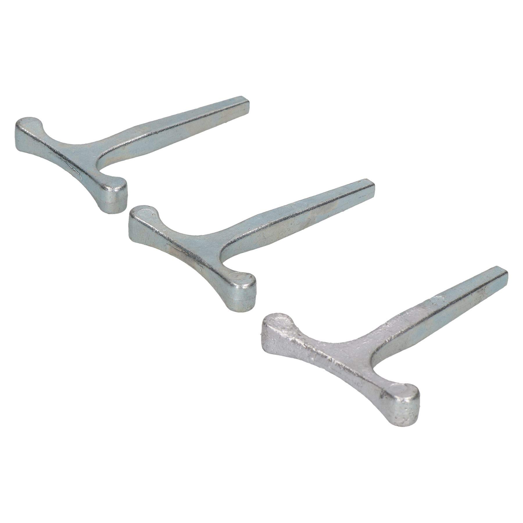 3 Pack Tee T Key Door Handle Trailer Truck Horsebox Locker Lock