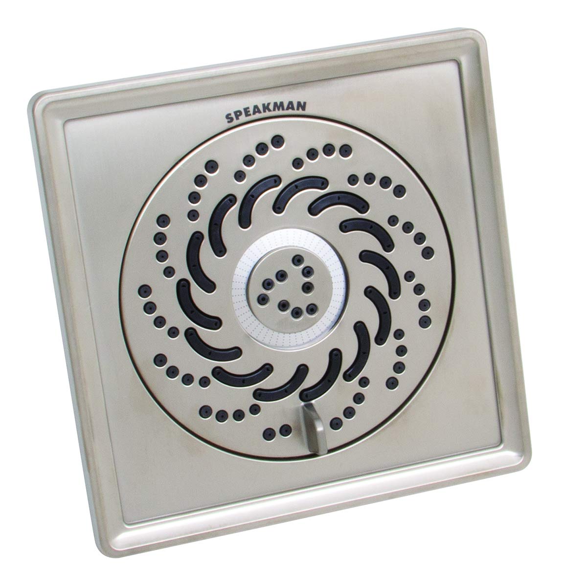 Speakman S-5002-BN-E2 Rainier Exhilaration High Pressure Fixed Shower Head, 2 GPM, Brushed Nickel