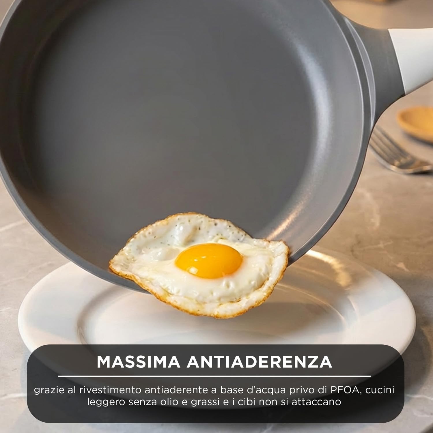Batteria pentole 10 pezzi Luna