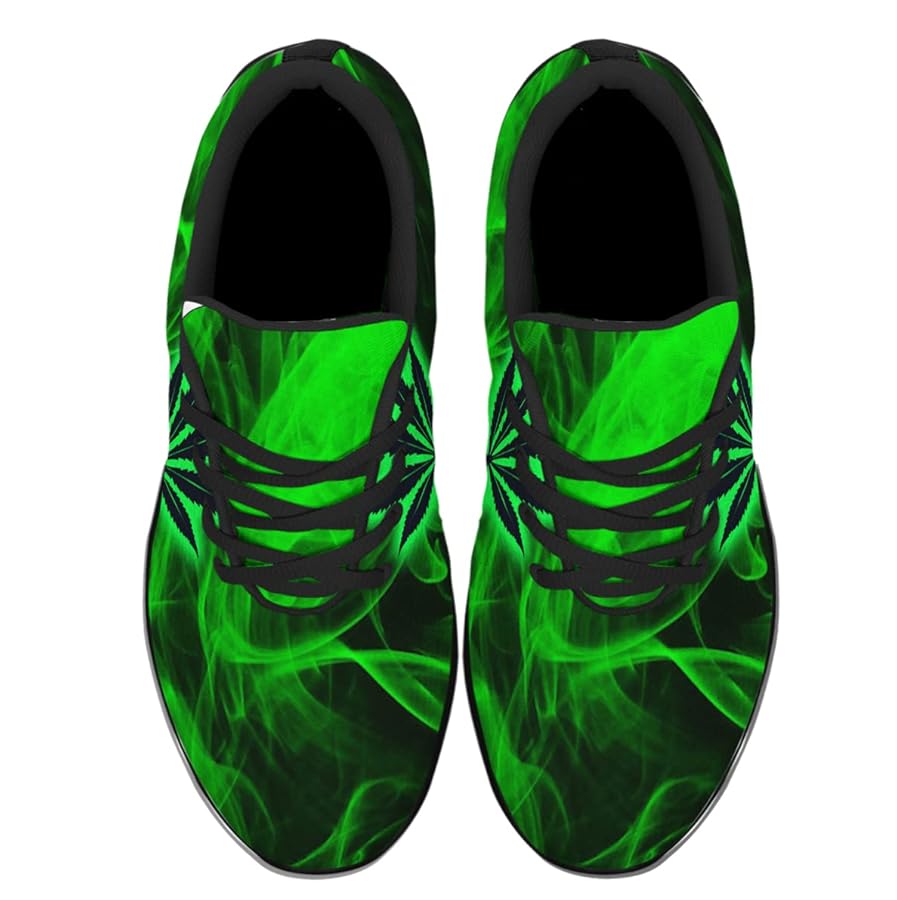 シューズ masokensu Amazon.com | Marijuana Leaf Shoes Mens Womens Pot Leaf 420