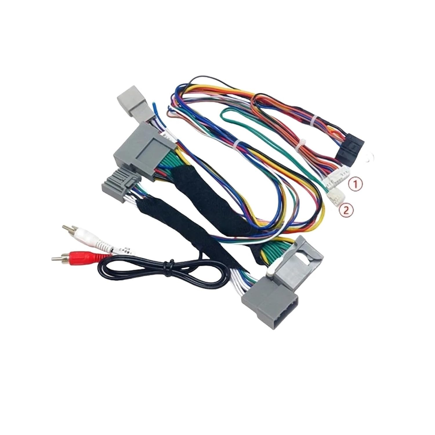 Car Audio Radio Cable Adapter Canbus Compatible for Honda Accord 8 2008-2012 16pin Power Wiring Harness Multimedia Player Connector(Only Cable)