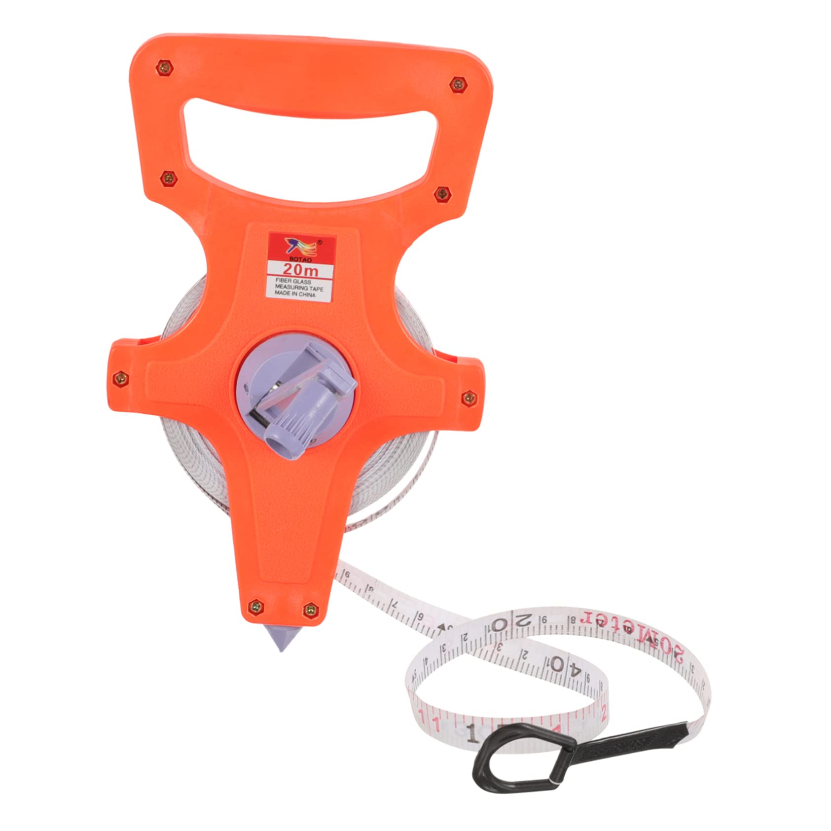 Holibanna High Visibility Tape Measure for Field and Track 20m Engineering Ruler Carrying Handle