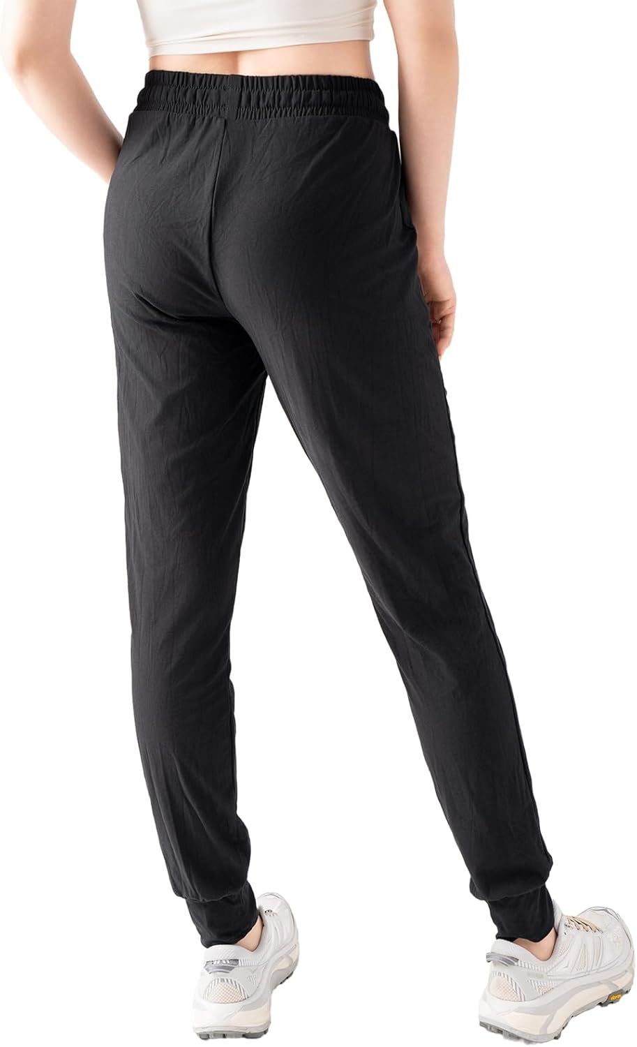 TRIUNION 2 Pack Women's Joggers Pants with Pockets Drawstring Running Sweatpants for Women Yoga Lounge Pants for Workout
