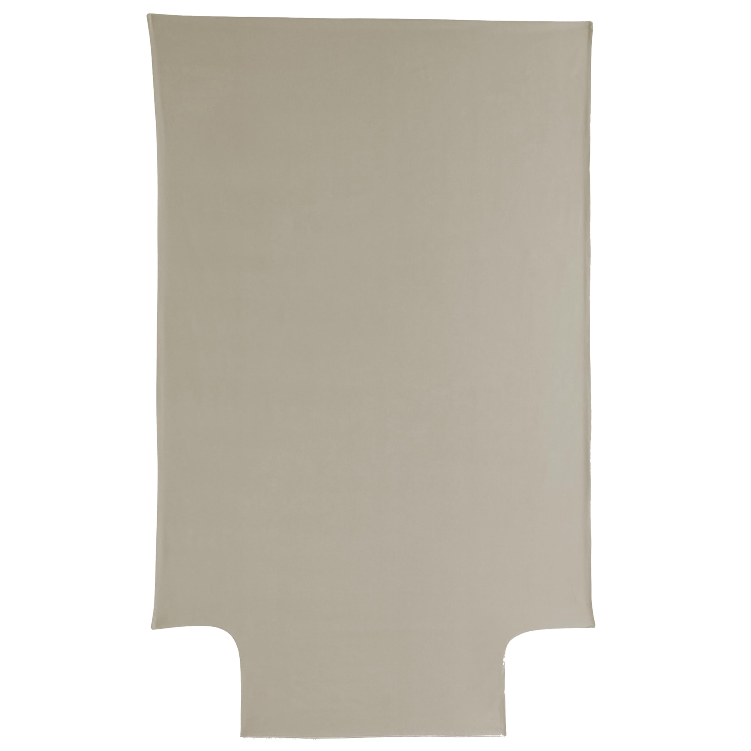P'tit Basile Housse de Couette 75x120 ou 80x120 cm - 100% Coton Bio 57 Fils certifié sans substances nocives - Marron Taupe - pour couffin Berceau lit bébé 60x120 ou 70x140 cm - Rabat pour Border