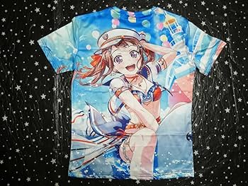 Poppin'Party 「ホシノコドウ」フルカラーTシャツ 戸山香澄　バンドリ Poppin'Party 10th Anniversary LIVE「ホシノコドウ」 フルカラーT