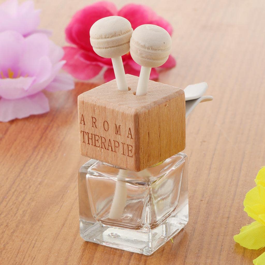 UJEAVETTE Car Air Freshener Clear Glass Bottle for Essential Oils Perfume Bottle Crystal Car Ornament Gift-picture-52