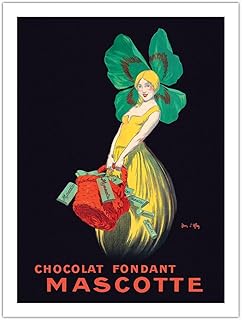 Mascotte Chocolat - Vintage French Advertising Poster by Jean d'Ylen c.1920 - Eco-friendly Premium Hemp Paper 290gsm (Unframed) Art Print 18x24in