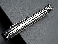 Vista 7 de Eafengrow EF947 EDC D2 Cuchillo plegable, carpeta de rodamiento de bolas con asa G10 con forro de bloqueo, cuchillo aleta EDC con bolsillo, camping