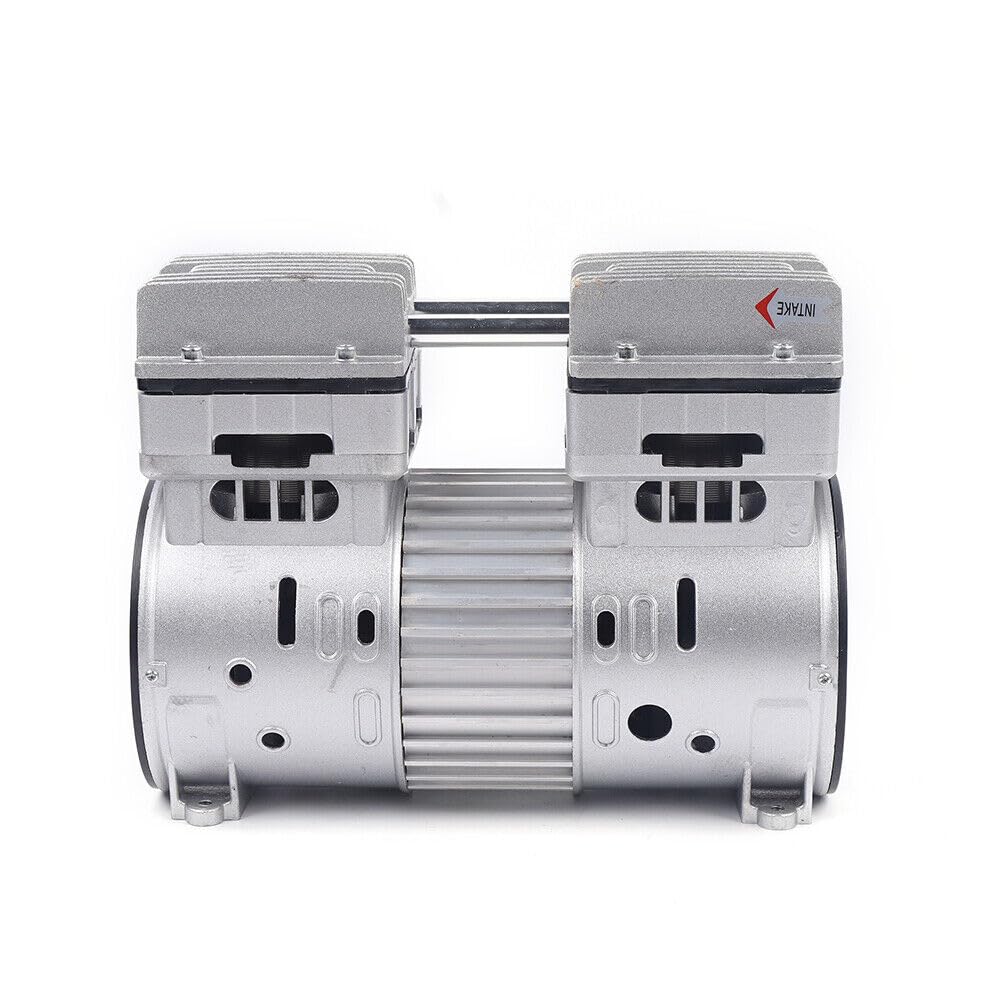 Compresor de aire sin aceite de 750 W, compresor de aire comprimido silencioso con motor de cobre para compresores médicos, compresores de aire acondicionado, compresores de inflado de neumáticos, 145