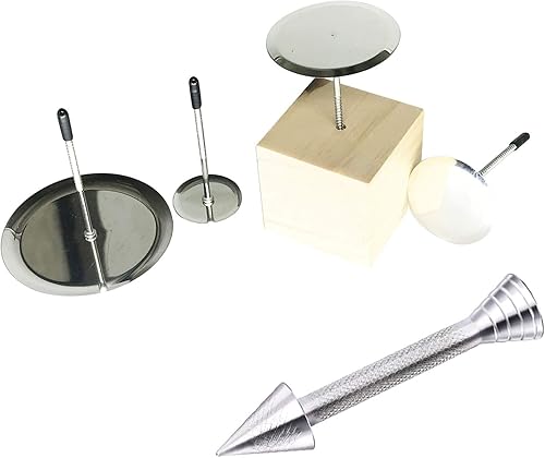 Miniatura 8 de Woohome - 12 piezas de suministros de decoración de pasteles, 8 uñas de 2 estilos de flores de pastel, 2 levantadores de flores y 1 soporte de uñas