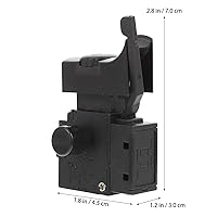 Vista 6 de Scicalife Interruptor de gatillo de taladro de mano, botón de bloqueo de control de velocidades de taladro eléctrico, 1 ud