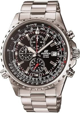 Casio Mens EF527D-1AV "Edifice" Stainless Steel Multi-Function Watch