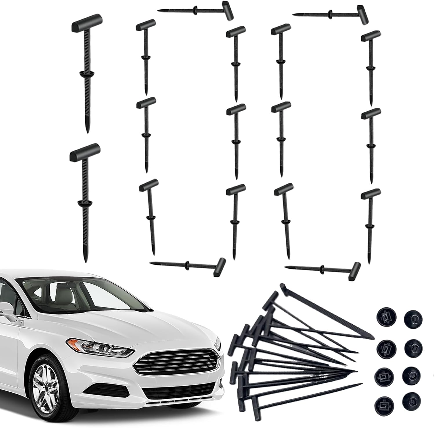 両面結束工具、自動ロックナイロン結束バンド、耐荷重 車用 ケーブルタイ 重荷重固定ツール ワイヤー管理 自動車修理 電子技術者 家電