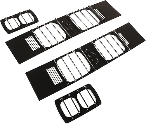 Miniatura 9 de YIWANG Protector de luz trasera de automóvil de aleación de aluminio negro mate para Land Rover Defender 110 2020-2022 Auot Accesorios (estilo A +