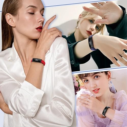 Miniatura 6 de Nylon Bands Compatible for Fitbit Inspire 3/Inspire 2/Inspire/Inspire HR/Ace 3/Ace 2 Bands, Breathable Sport Replacement Straps Soft Adjustable Solo