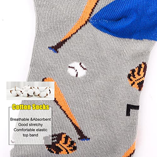 Belloxis 2-US-BG0056A5L Baseball Gifts For Boys 8-12 Baseball Socks Boy Socks Sports Gifts thumb #2