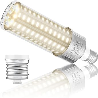 25W LED Corn Lights Bulb 300Watts Equivalent 3287Lumens Super Bright E26 Bulbs 3000K Warm White E39 Large Mogul Base Lamps 110V Indoor Commercial Area Lighting for Attics Warehouse Yards Street