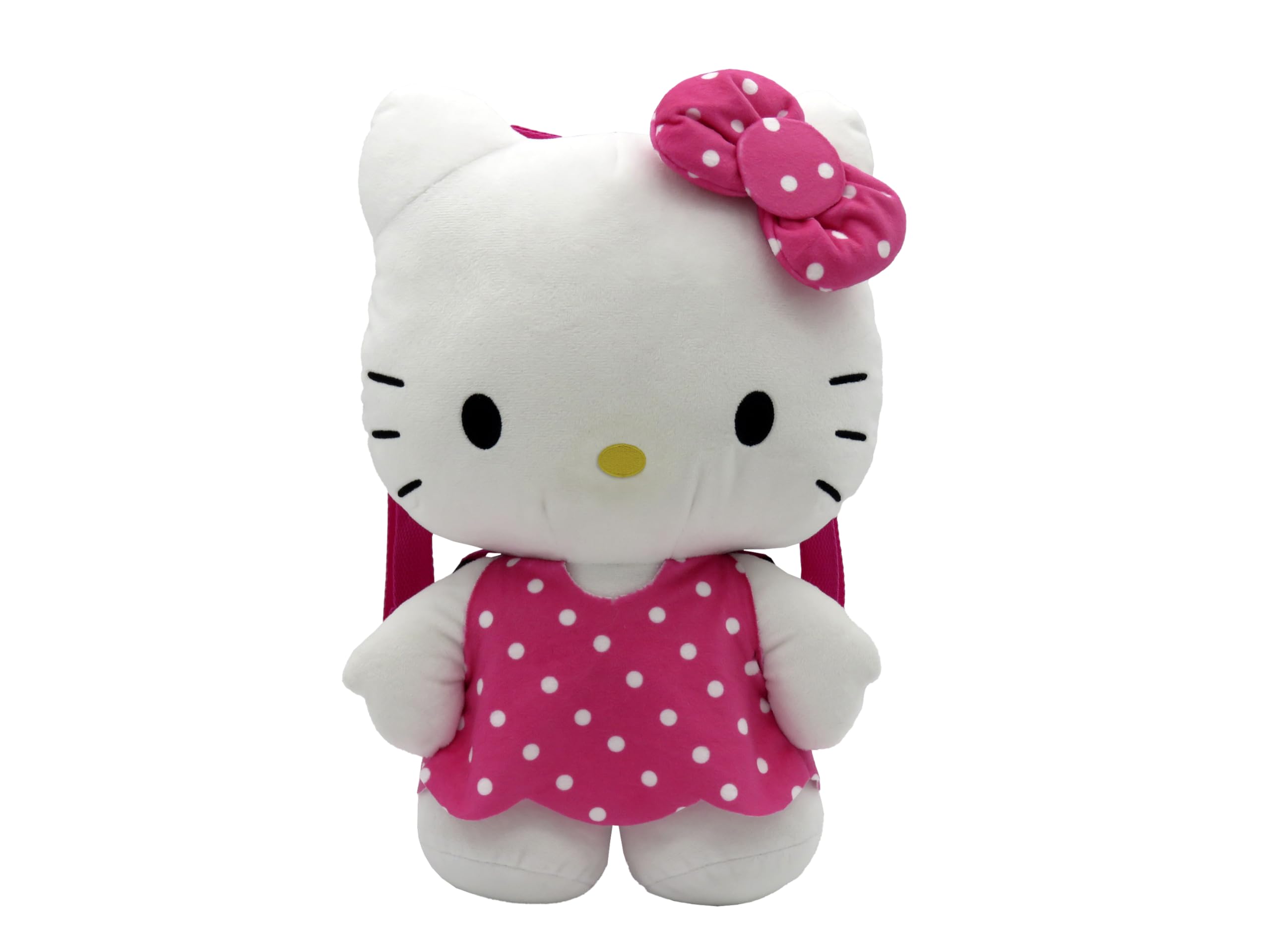 CYP BRAND Hello Kitty, Sanrio, Backpack, Plush, Bags, Hello Kitty Figure, White, Official Product, white, Estandar, Casual