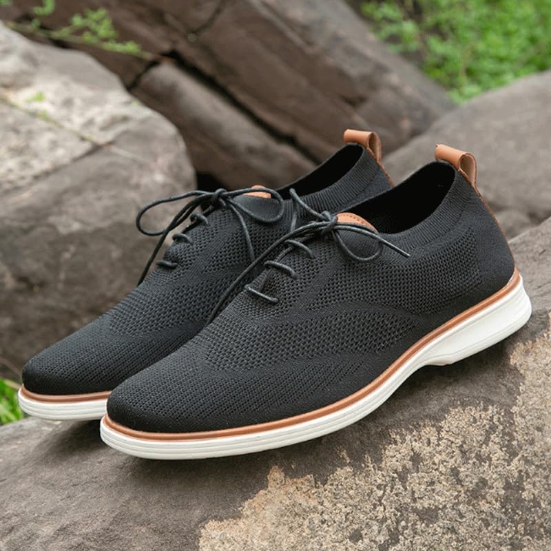 Mens Casual Shoes Dress Sneakers Oxfords Lightweight Soft Fashion Mesh Walking Shoes2