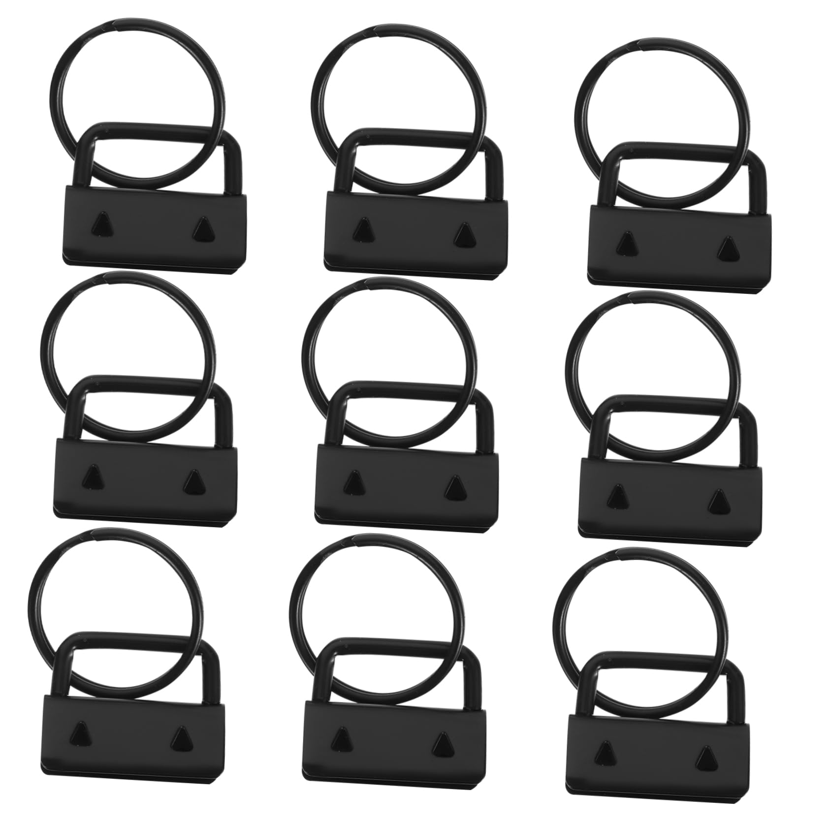 NUOBESTY 90stücke Schlüsselring-clip Schlüsselanhänger Hardware Zubehör Für Schlüsselbänder Taschen Und Handarbeiten Für Kreative Projekte