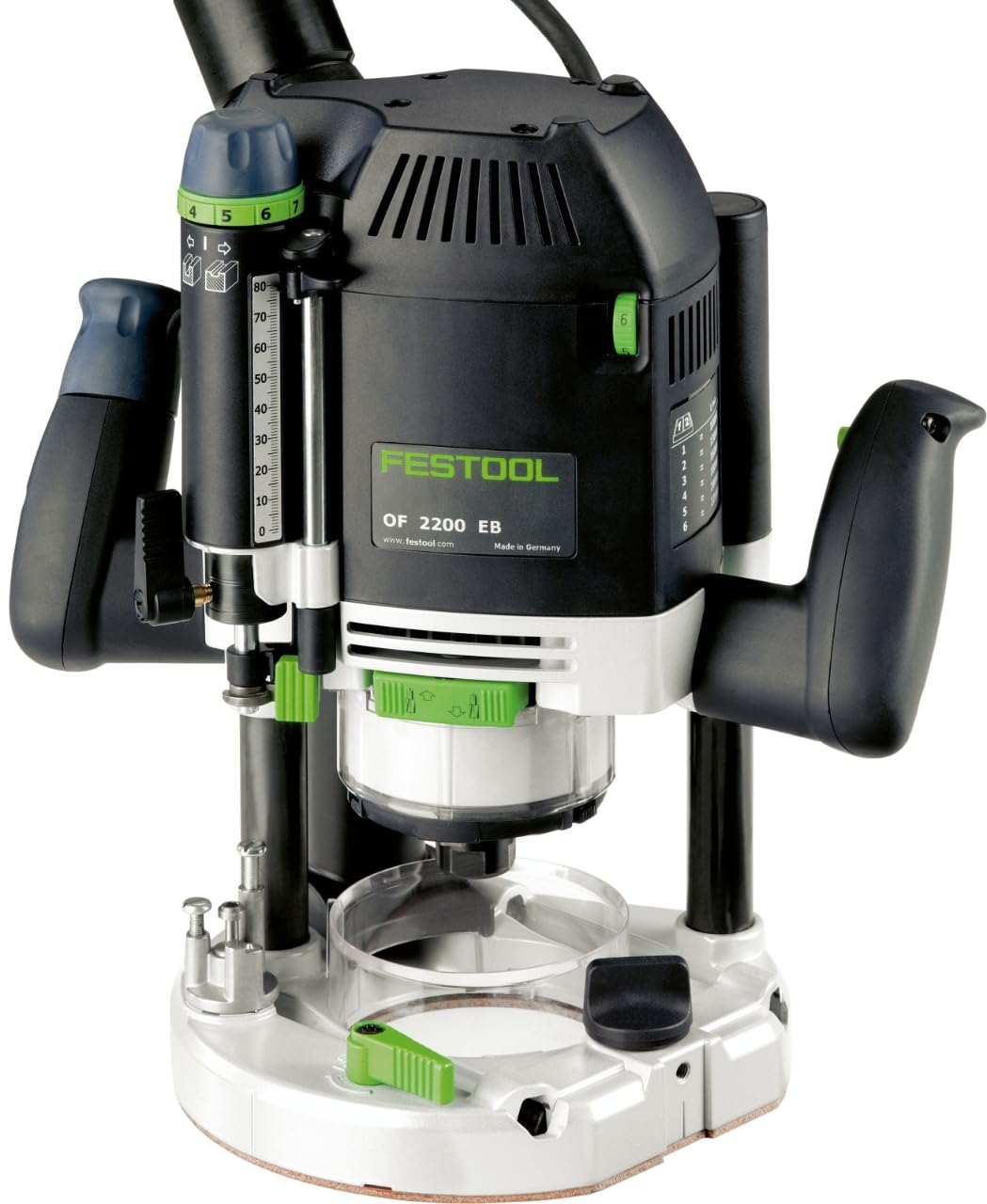 Festool OF 2200 EB-Plus, défonceuse filaire, 230 V, 22000 tr/min