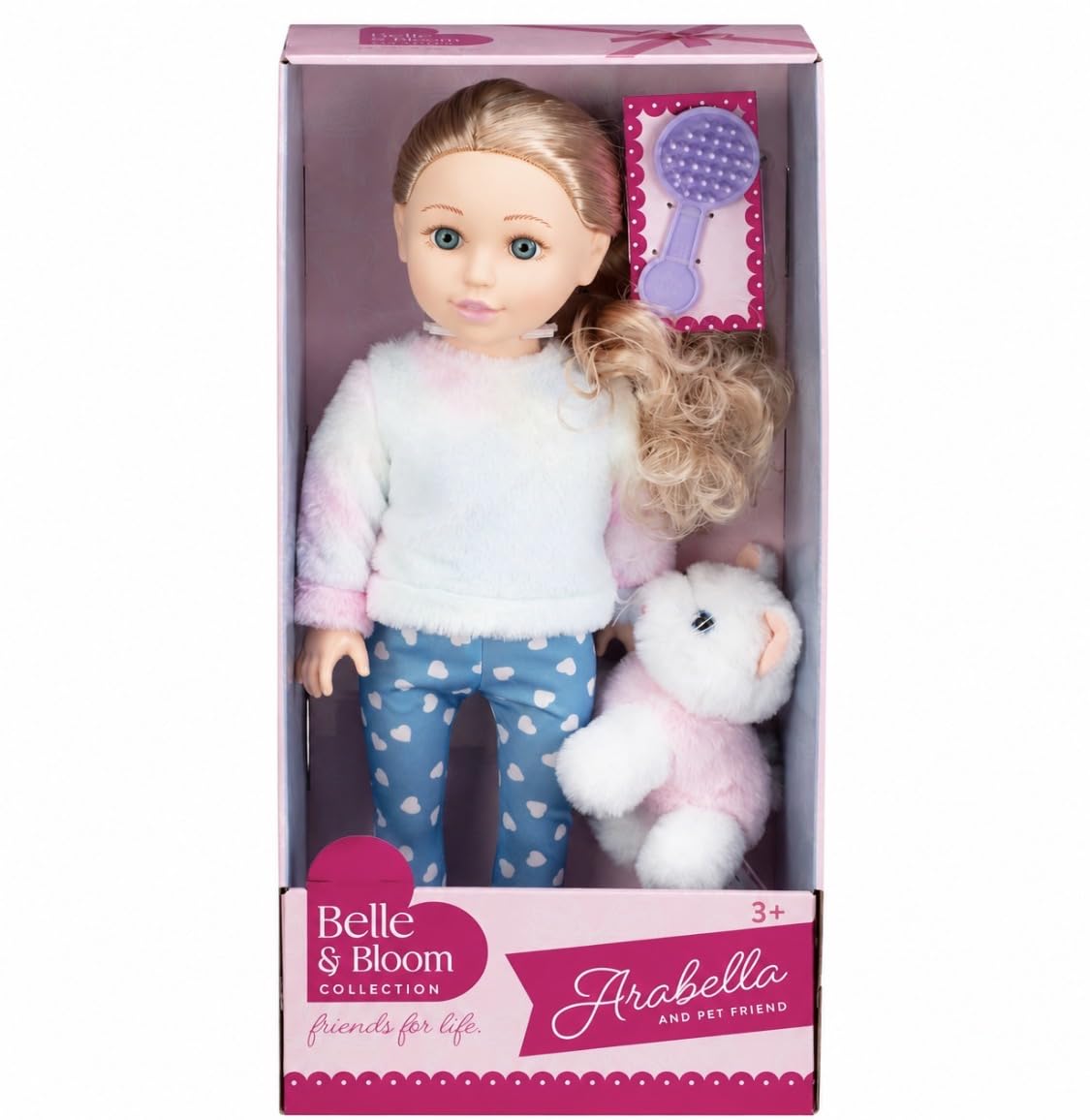 New|| Arabella Doll with Pet Friend, Have hours of fun with these two best friends, For 3+ years, Perfect for little doll lovers||