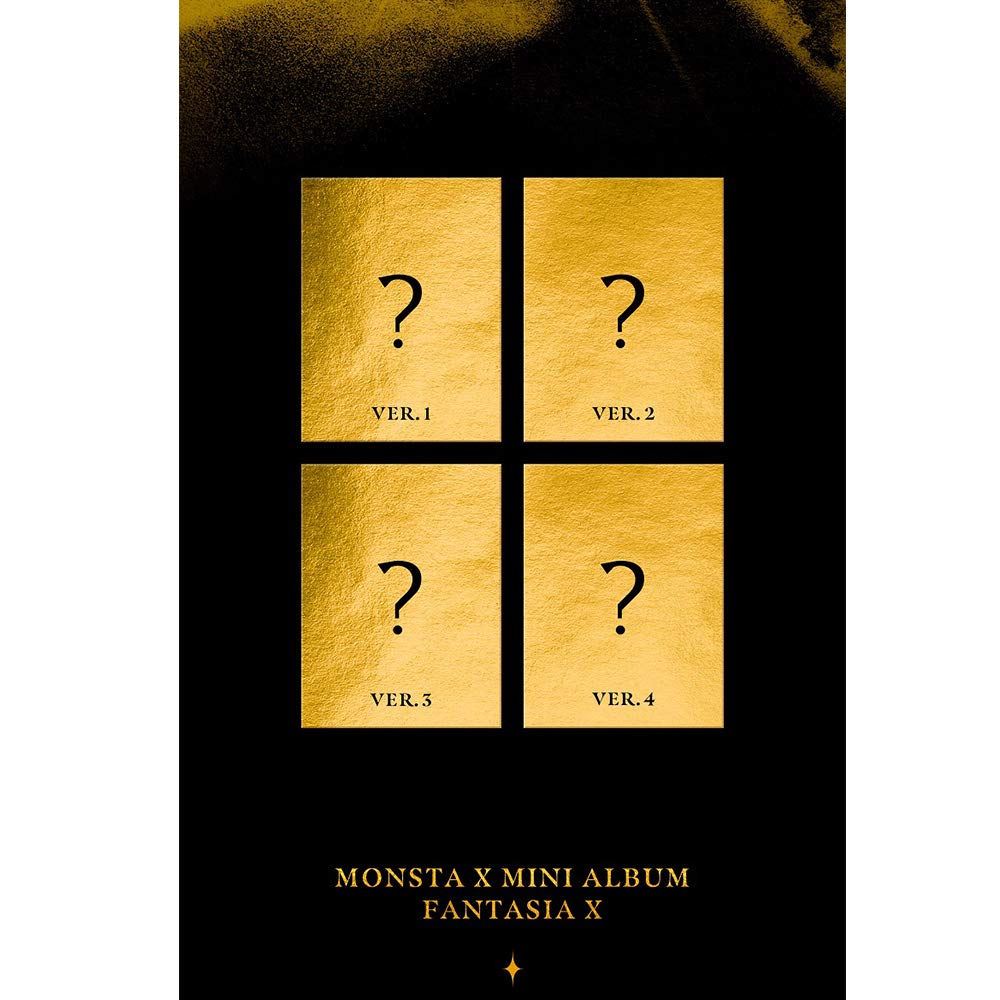 MONSTA X Mini Album Fantasia X (Incl. Pre-Order Benefits : Poster, Unit Photocard, Color Instant Photo, Triangle Stand, One Random Acrylic Photocard)