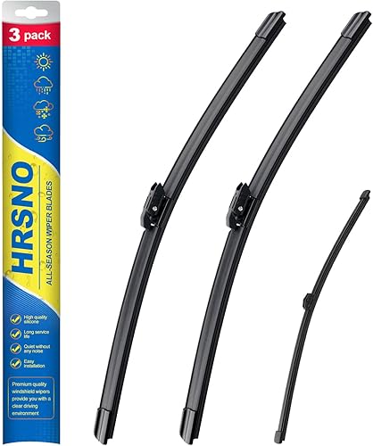 Miniatura 26 de Limpiaparabrisas de 24" + 19" con juegos de escobillas limpiaparabrisas traseras de 15", repuesto automotriz para Chevrolet Equinox 2005-2009, fácil