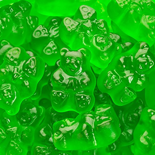 Albanese Confectionery Green Apple Gummi Bears, 5 Pound Bag WantItAll