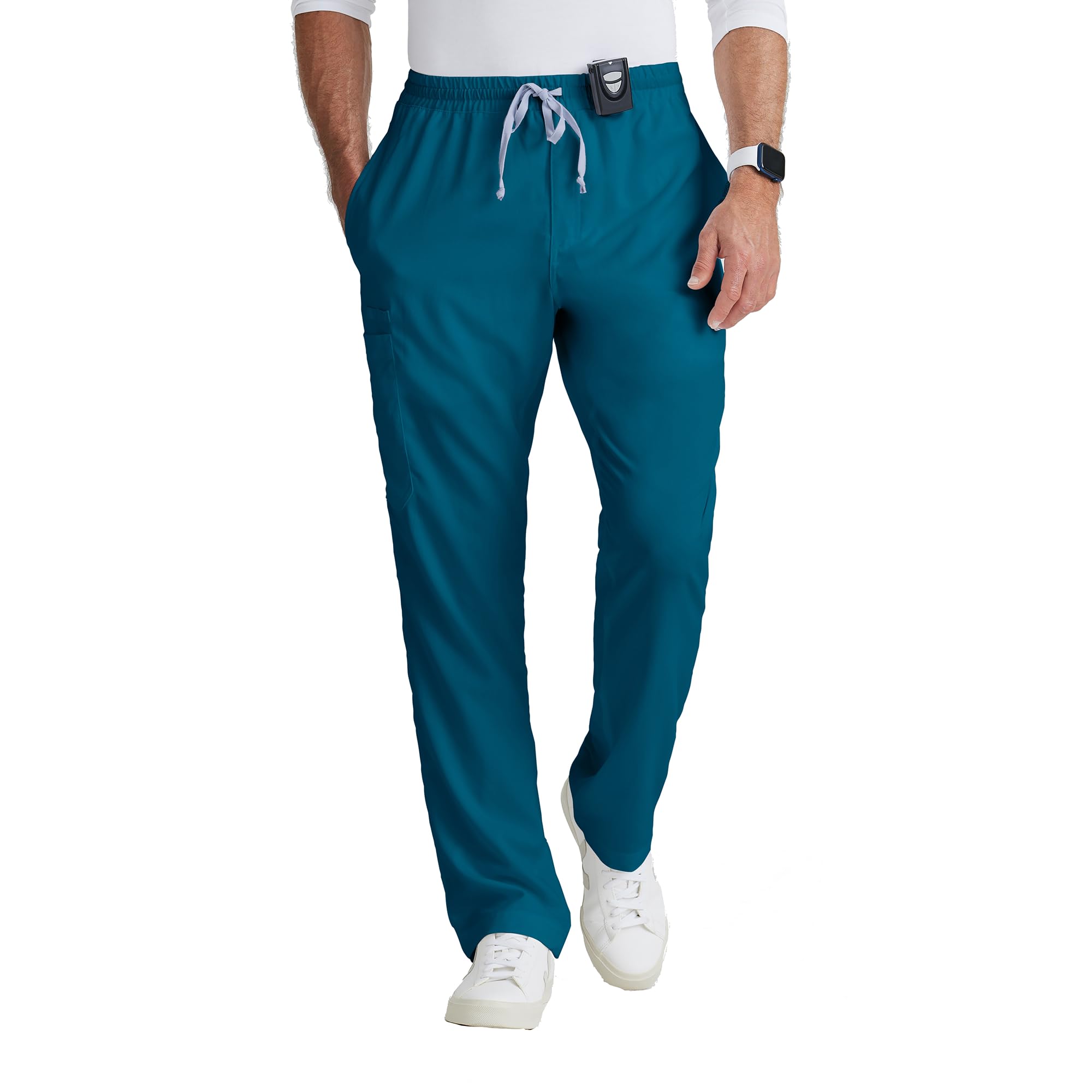 Photo 1 of BARCO Grey’s Anatomy Classic Evan Scrub Pant for Men – Bahama, 5-Pocket Zip-Fly Scrub Bottoms with Natural Stretch, Soil Release Fabric, and Super-Soft Finish – Large, Regular Fit