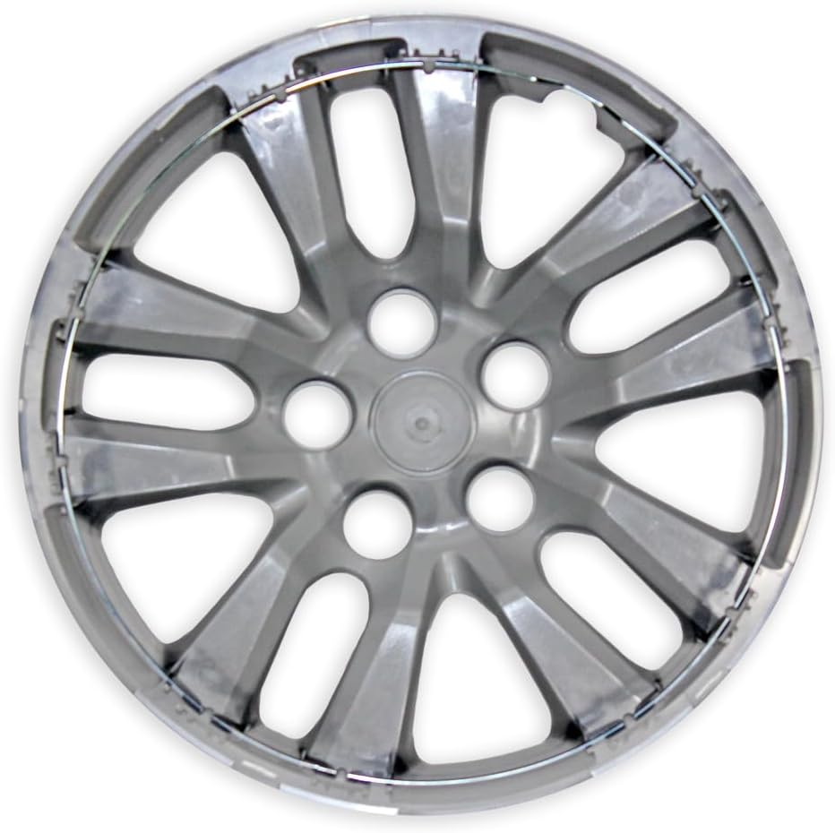 Auto Reflections Set of 4 16" 10 Spoke Wheel Covers for Nissan Altima 2013-2018 - Silver