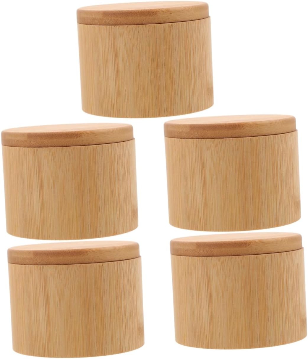 Unomor 5pcs Small Spice Jar Seasoning Container for Kitchen Storage Easy to Clean Stylish Design for Versatile Kitchen Supplies Capacity