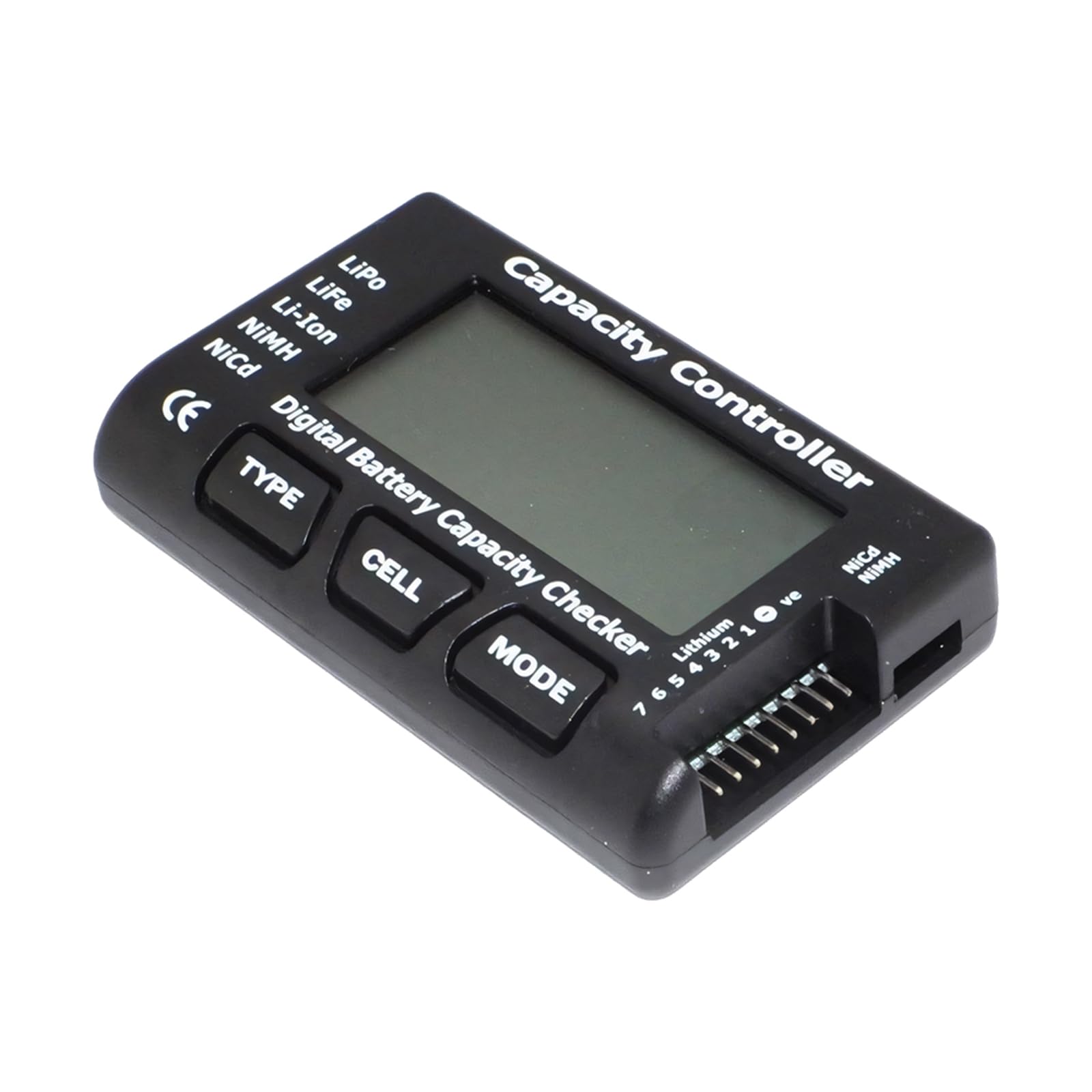 Ljmyy LCD Battery Voltages Tester for Lithium Polymer LiFeNiMH with 2.1'' Display Screen