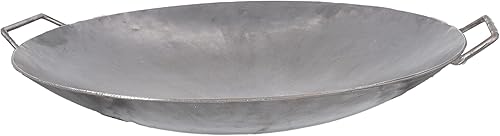 Disco de cocina de 22 pulgadas con hoja de disco de cocción de alto calor, barbacoa de disco, wok vaquero (sin soporte, 22 pulgadas)
