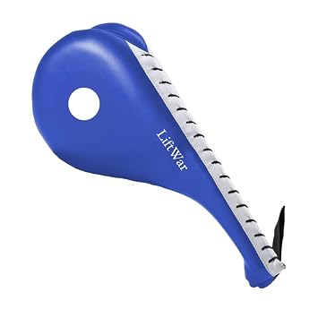 Liftwar Taekwondo Double Kick Pad, Blue, Training Target