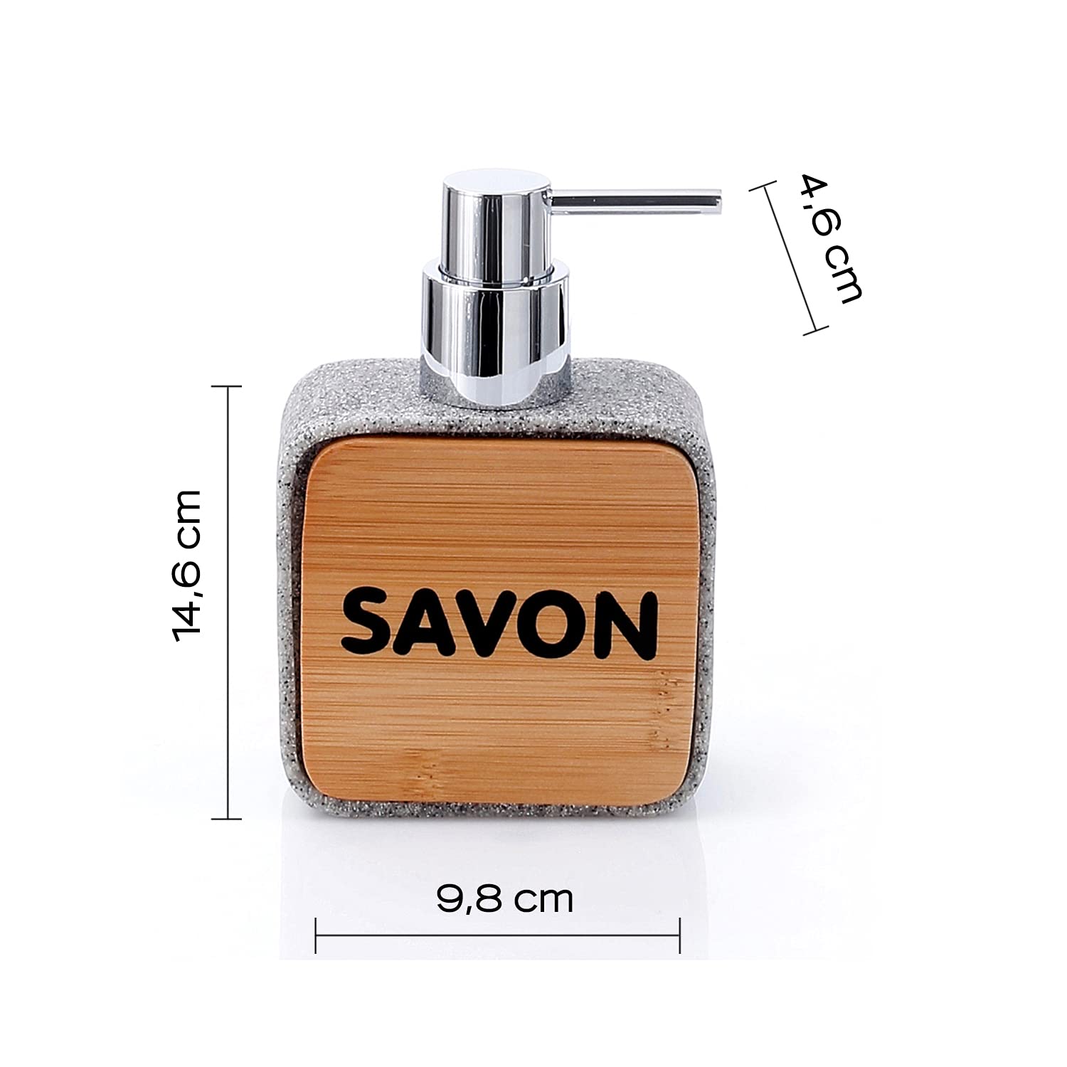 Dispenser Sapone Gedy Marika - Acciaio Inox E Cromall®, Verde Menta, 18x8x8cm - Foto 5