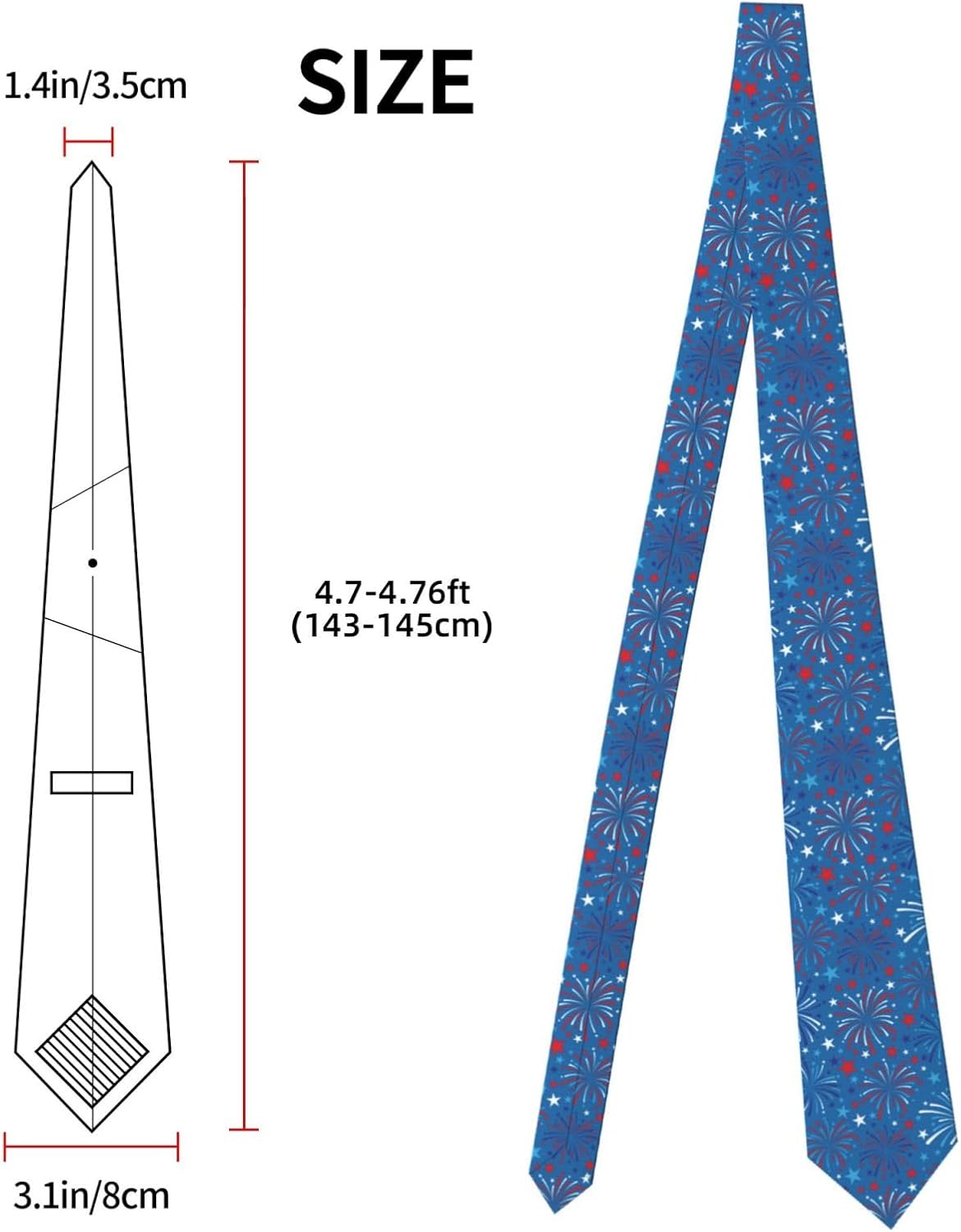 Tie for Men and Boy Novelty Fun Full Print Men's Necktie Skinny Fashion Narrow Wide - Image 3