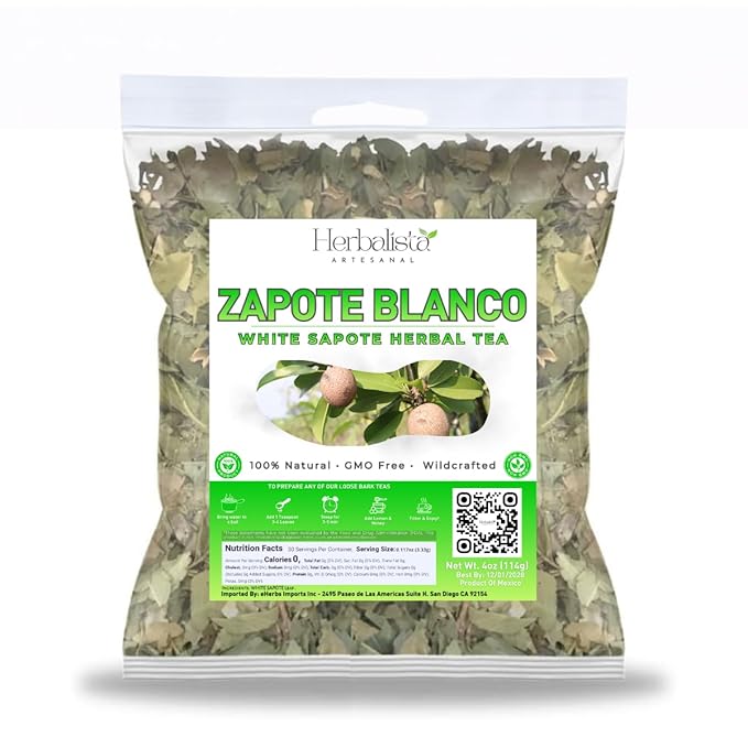 Té de Hierbas Zapote Blanco en Hojas Sueltas 113 g miniatura 6