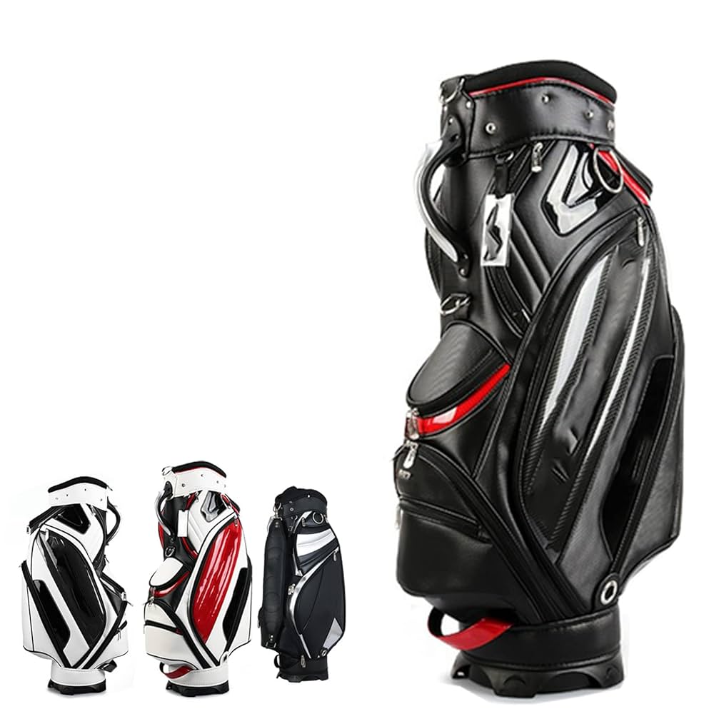 Mizuno ゴルフバッグ 黒/赤 Amazon | ミズノ（MIZUNO） ゴルフ キャディバッグ カート式 9.5