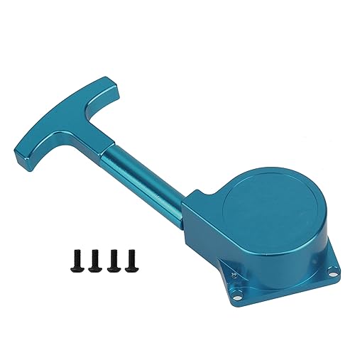 BQLZR Arrancador azul del tirón del coche de RC de la aleación de aluminio de las piezas de la actualización de R020 para el reemplazo 18 para el