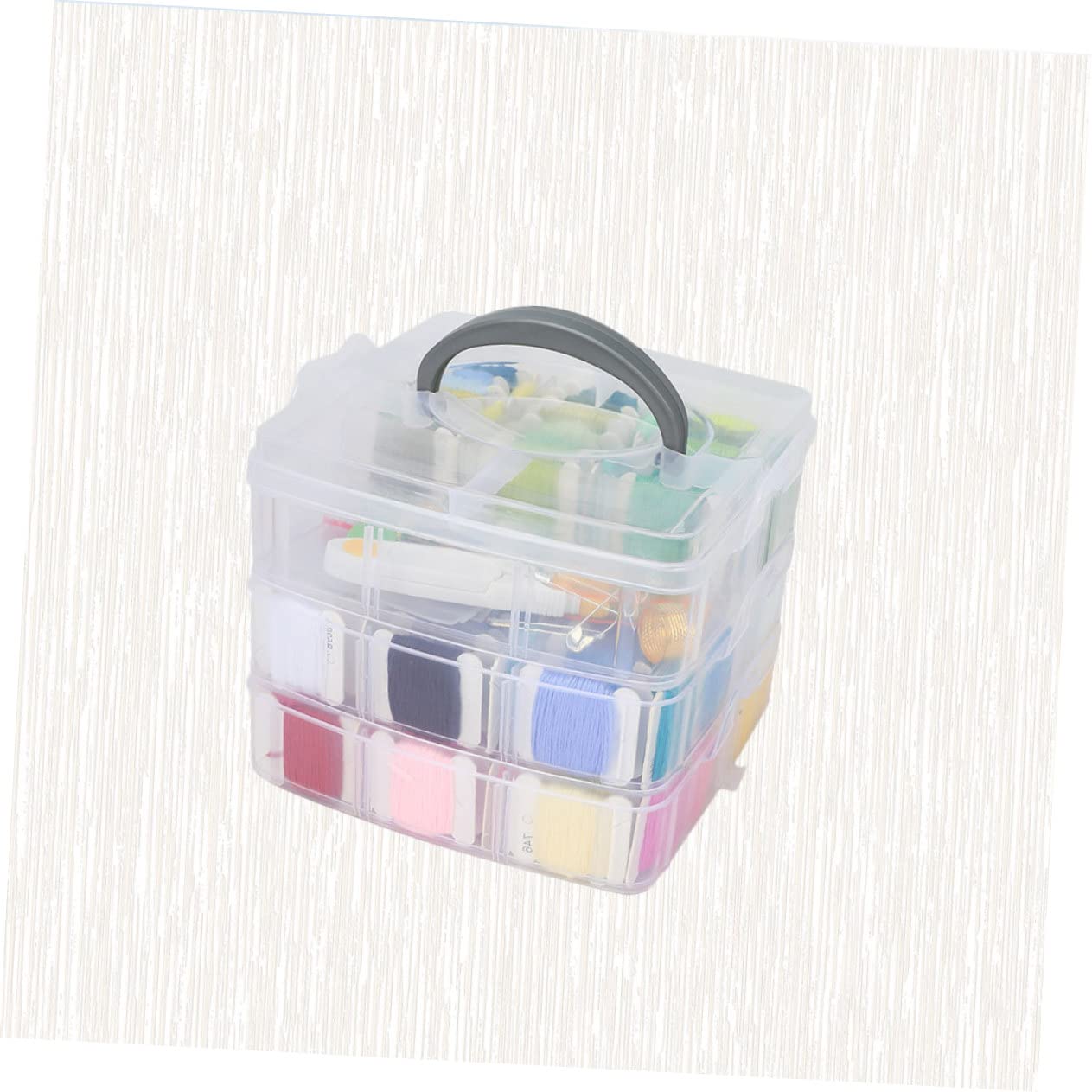 OSALADI Hilos de Bordar Kit de Herramientas de Bordado Tablero para Bobinar Hilos para Costura DIY Hogar Mujeres y Niñas