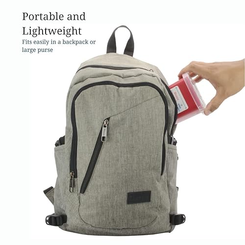 Miniatura 8 de Contenedor de agujas y objetos punzantes de 1 cuarto de galón. Desenrollador de agujas integrado