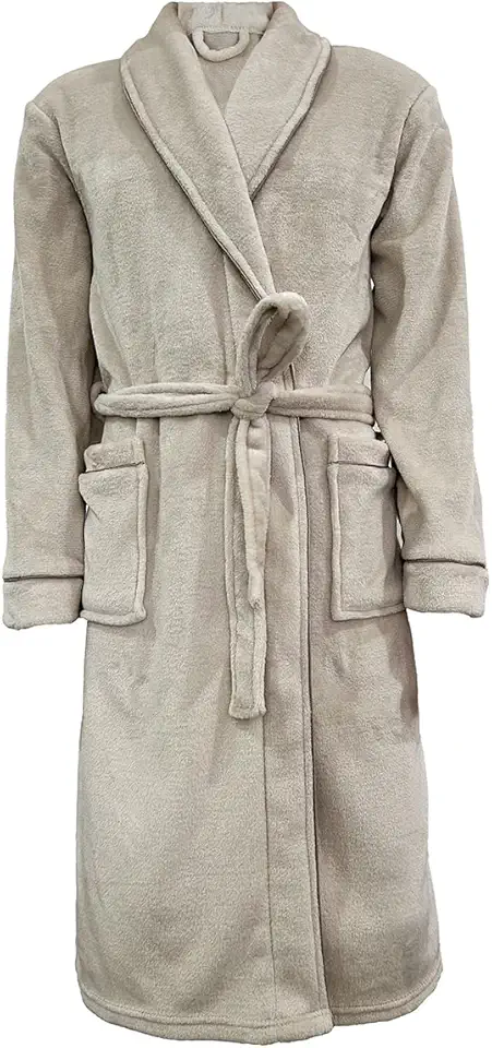 Roupão Neo Velour Flannel Aveludado 220g/m2 Médio Camesa - Bege