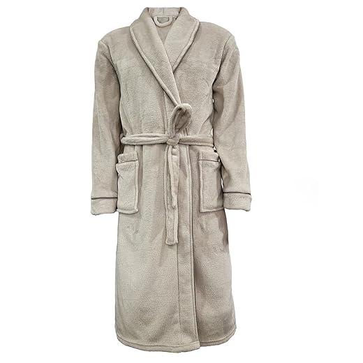 Roupão Neo Velour Flannel Aveludado 220g/m2 Médio Camesa - Bege