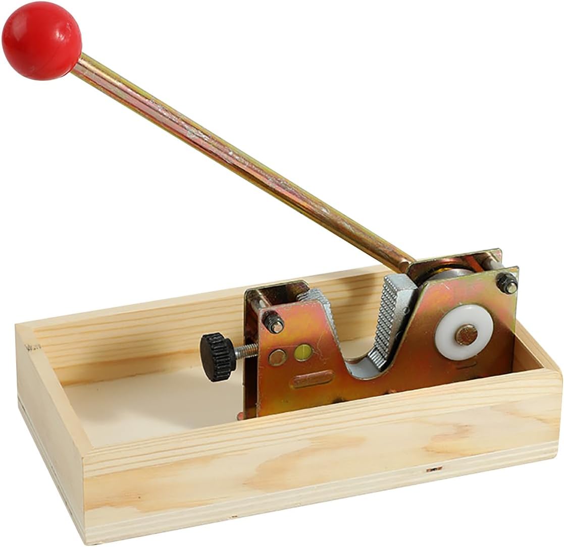 Practical Adjustable Nutcrackers with Wooden Storage Box for Shell Cracking and Cleanups Nut Cracker with Wooden Base
